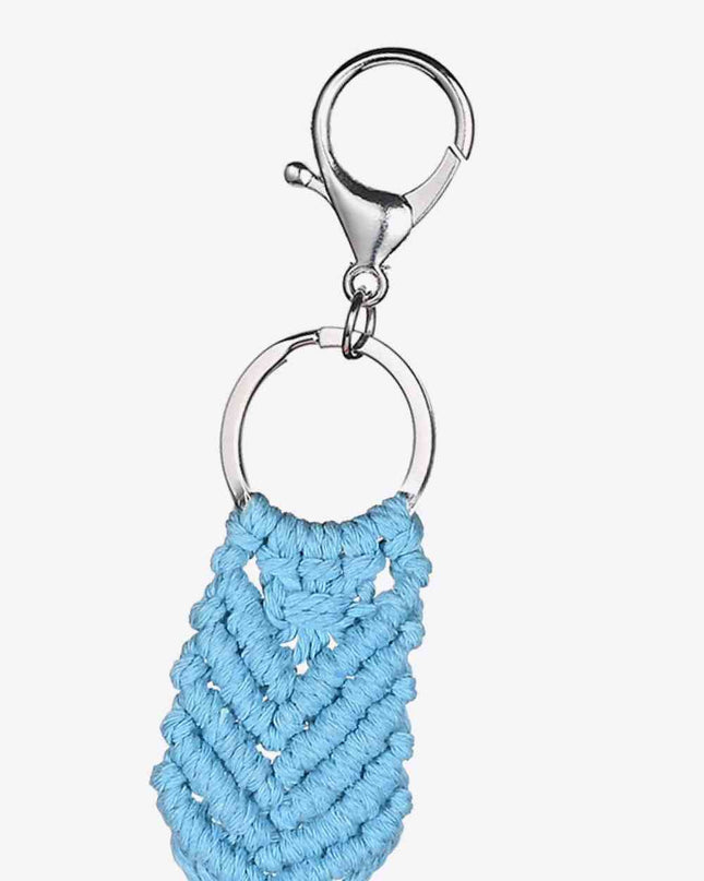 Assorted 4-Pack Handmade Fringe Keychain