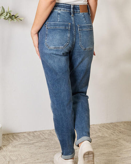 Judy Blue Full Size High Waist Drawstring Denim Jeans