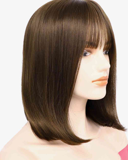 Full Machine Made Short Wave Hair Wigs 10''