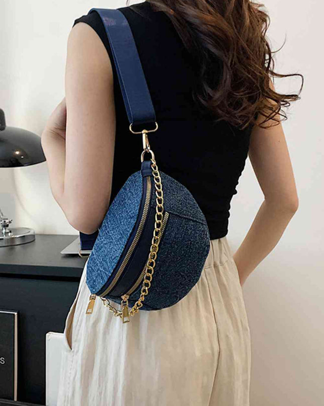 Denim Sling Bag