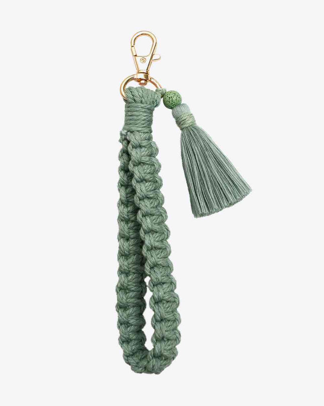 Wristlet Keychain with Tassel