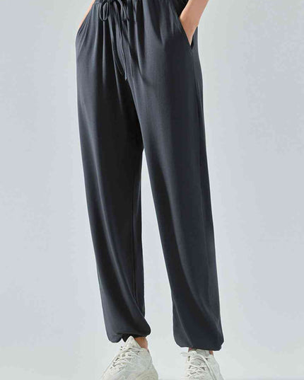 Tie Waist Sports Pants