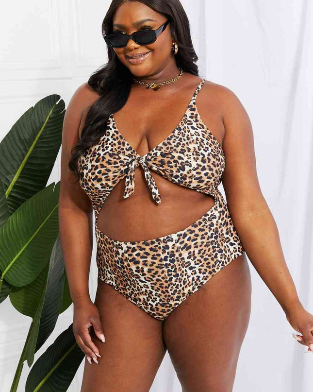 Marina West Swim Lost At Sea Cutout One-Piece Swimsuit