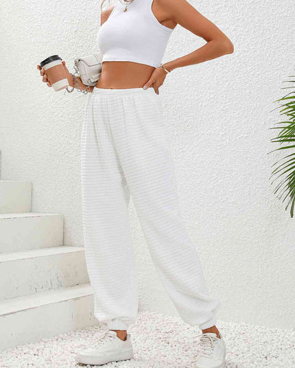 Textured Pull-On Joggers