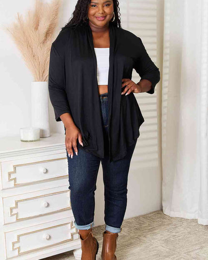 Culture Code Full Size Open Front Cardigan
