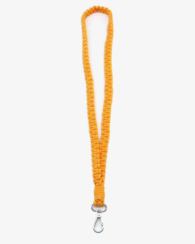 Assorted 2-Pack Hand-Woven Lanyard Keychain