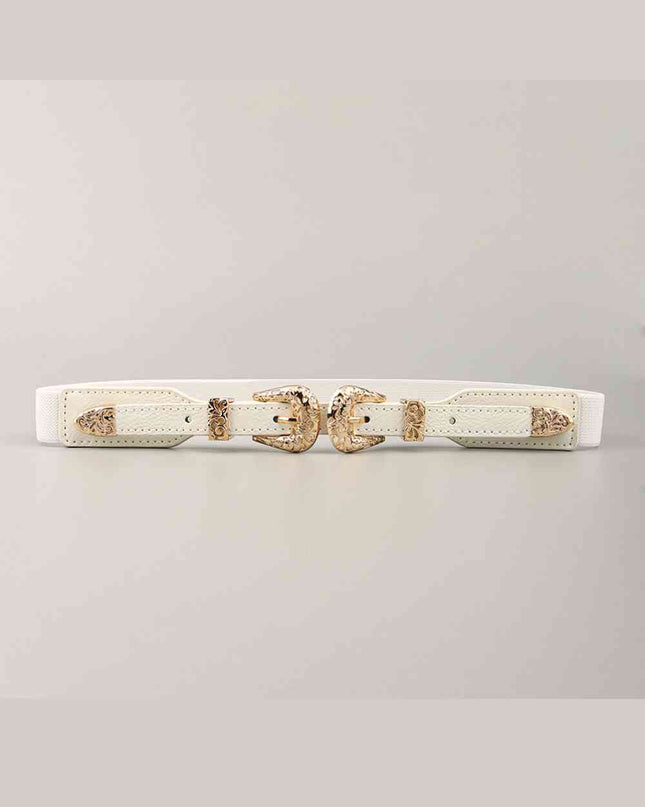 Double Buckle Elastic Belt