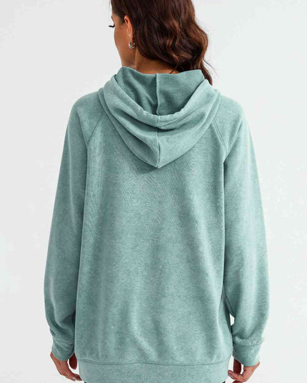 Long Sleeve Front Pocket Hoodie