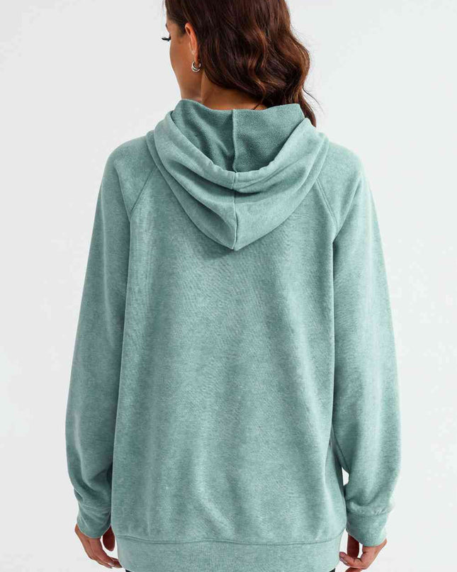 Long Sleeve Front Pocket Hoodie