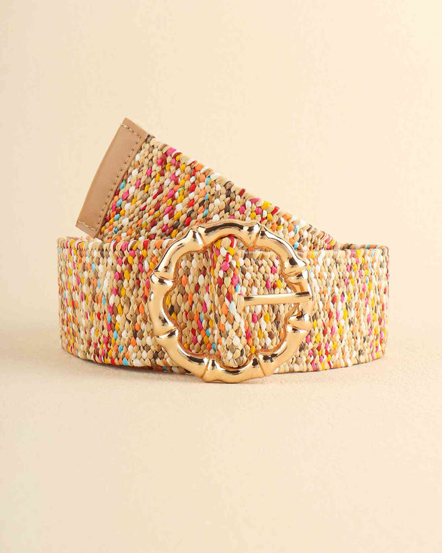 Multicolored Wide Belt