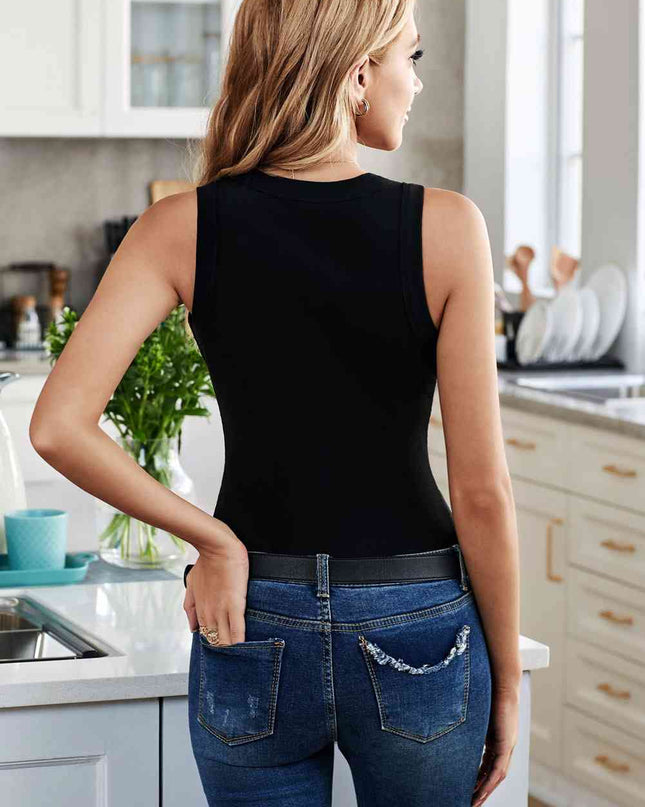 Round Neck Sleeveless Tank