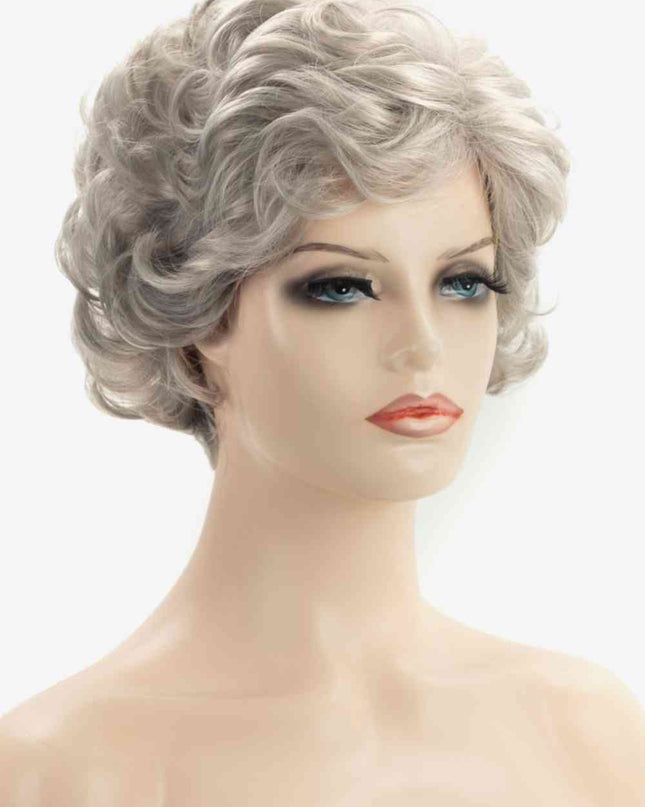 Synthetic Curly Short Wigs 4''