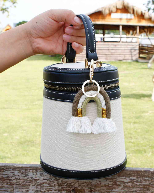 Random 4-Pack Rainbow Tassel Key Chain