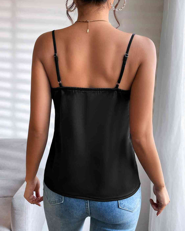 Sequin V-Neck Cami