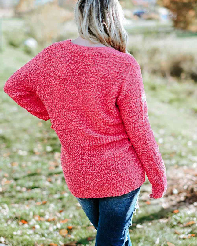 Plus Size Button Down Cardigan with Pockets
