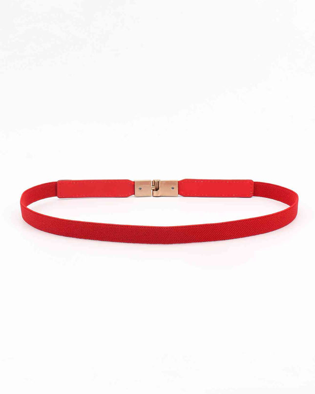 PU Elastic Skinny Belt