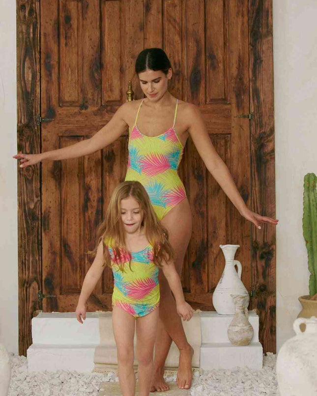 Marina West Swim High Tide One-Piece in Multi Palms