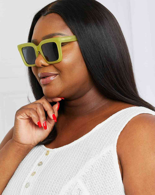 Square TAC Polarization Lens Sunglasses