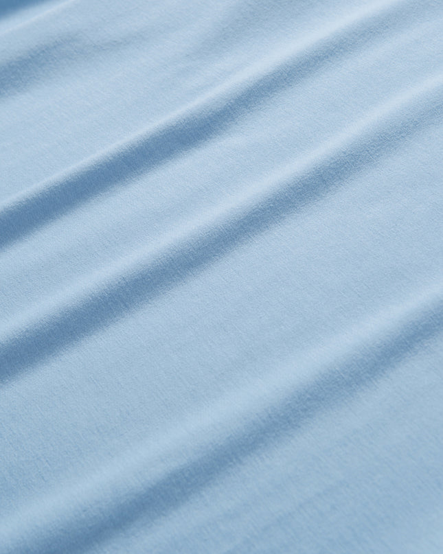 Button Detail Curved Hem Top