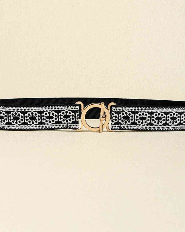 Toggle Clasp Elastic Belt