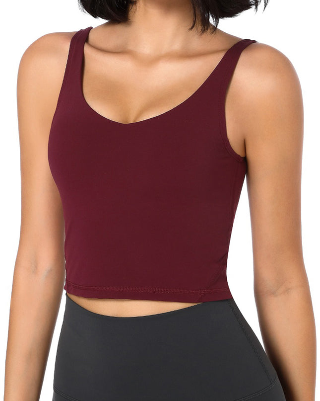 Scoop Neck Wide Strap Active Tank