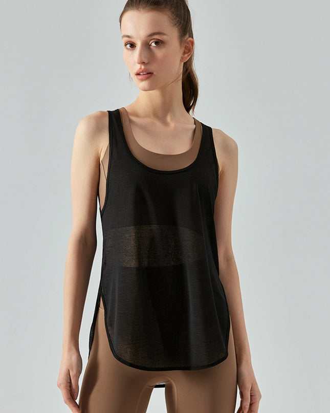 Scoop Neck Sports Tank Top
