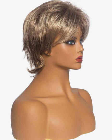 Synthetic Short Layered Wigs in Blonde 3''