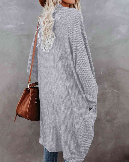 Open Front Long Sleeve Cardigan