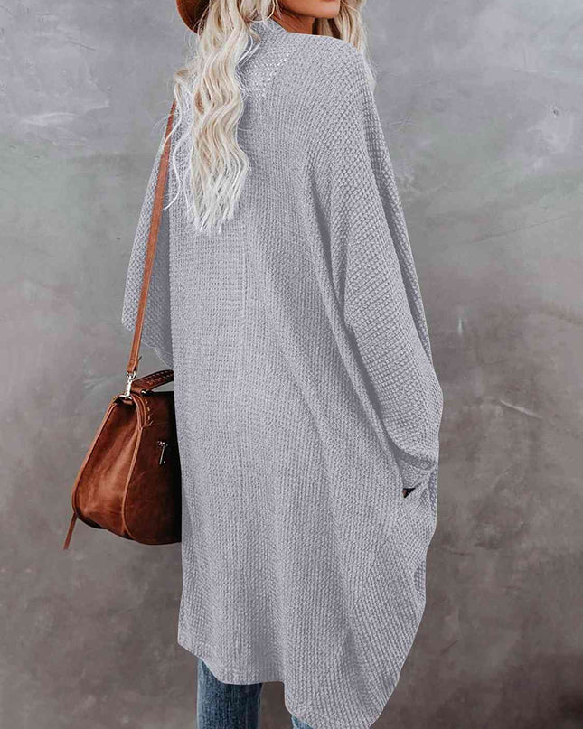 Open Front Long Sleeve Cardigan