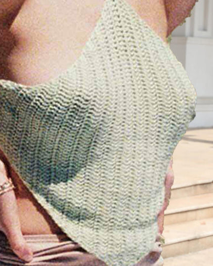 Tie Back Sleeveless Tank Top