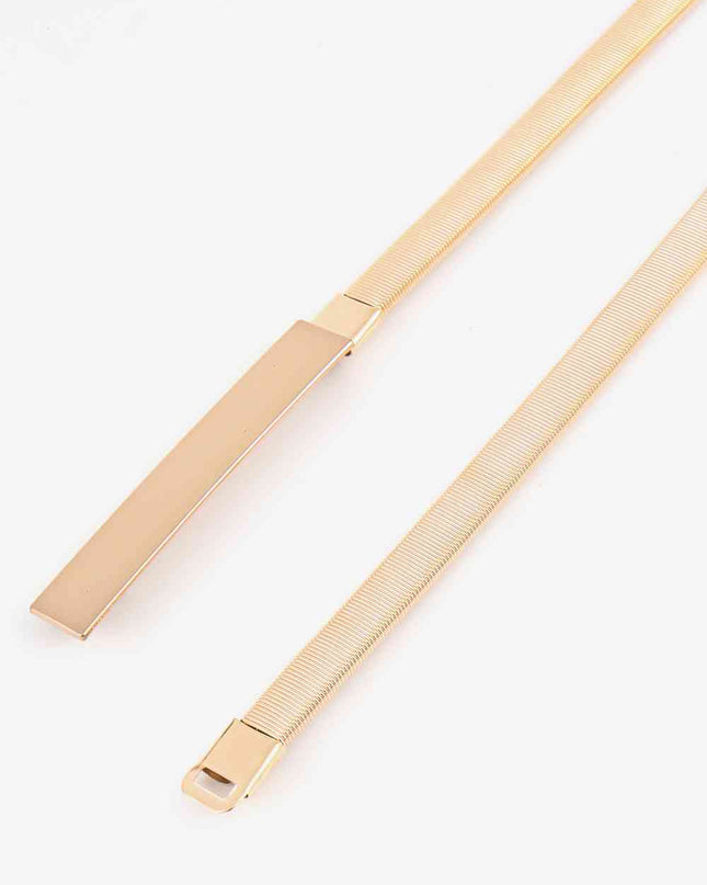 Elastic Iron Skinny Belt