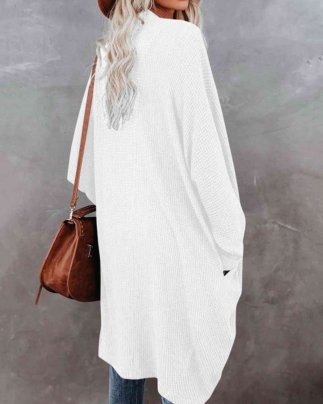 Open Front Long Sleeve Cardigan