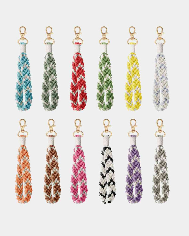 Macrame Wristlet Key Chain