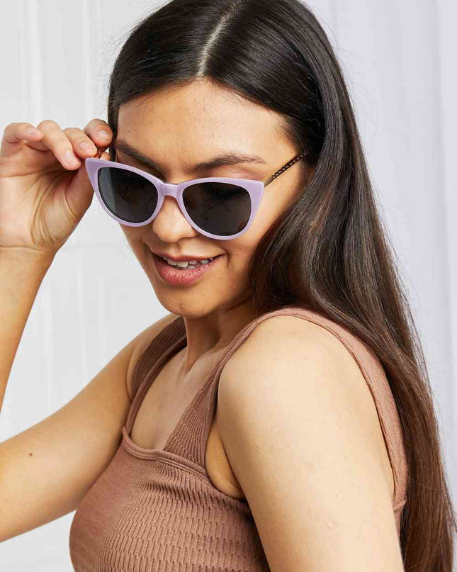 Cat-Eye Acetate Frame Sunglasses