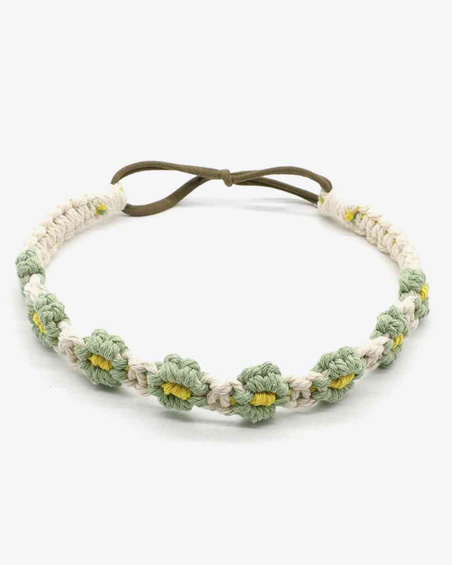 Assorted 2-Pack In My Circle Daisy Macrame Headband