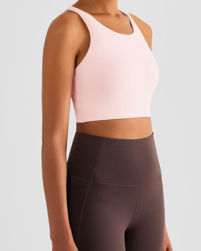 Chic Start Crisscross Back Sports Bra