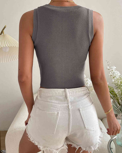 Round Neck Knit Tank