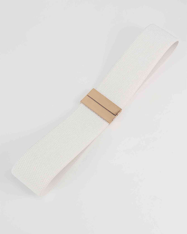 Alloy Buckle Elastic Belt