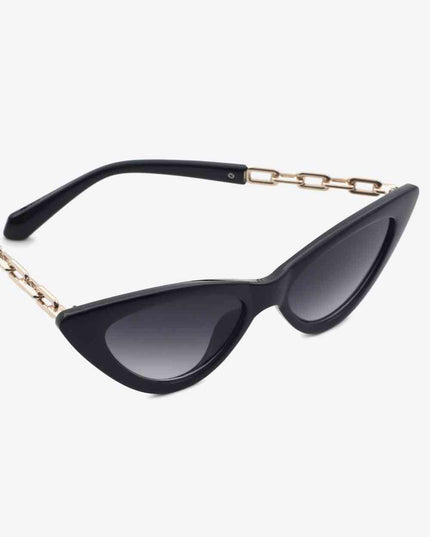 Chain Detail Cat-Eye Sunglasses