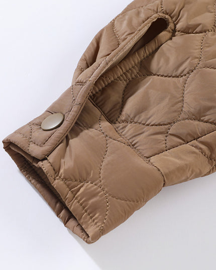 Snap Down Collared Winter Coat