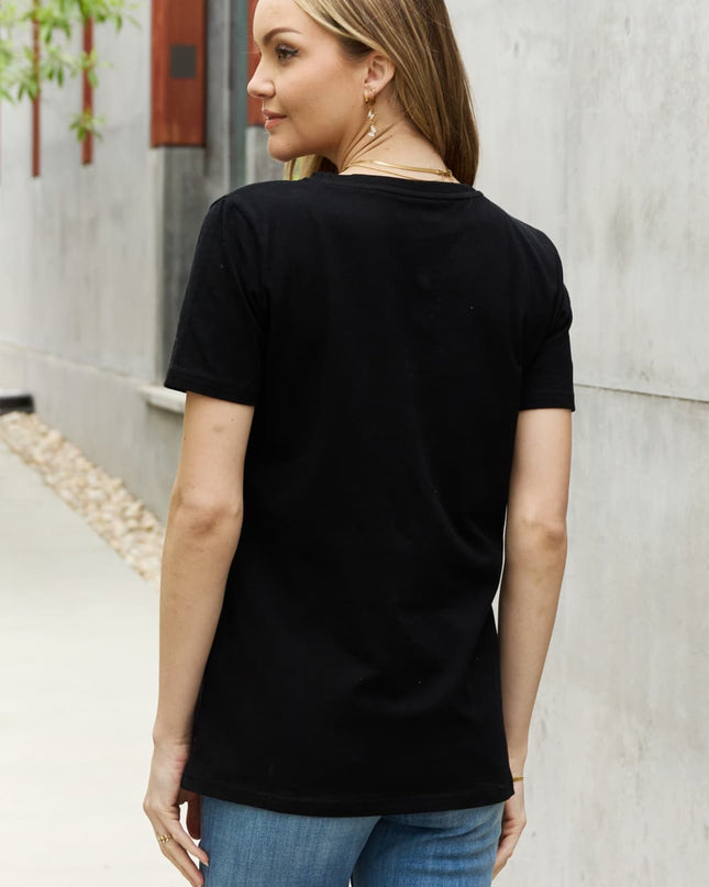 Simply Love Simply Love Full Size Sun and Moon Graphic Cotton Tee