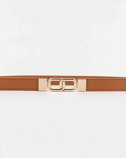 Geometric Double Buckle Elastic Belt