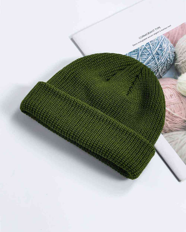 Cozy Rib-Knit Cuff Beanie