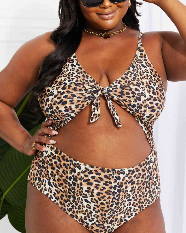 Marina West Swim Lost At Sea Cutout One-Piece Swimsuit