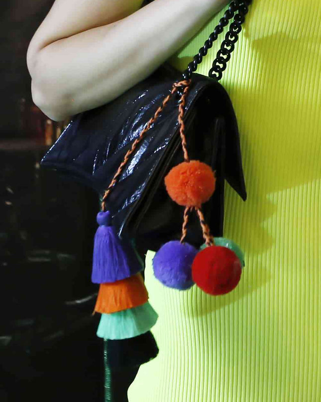Tassel & Pom-Pom Key Chain