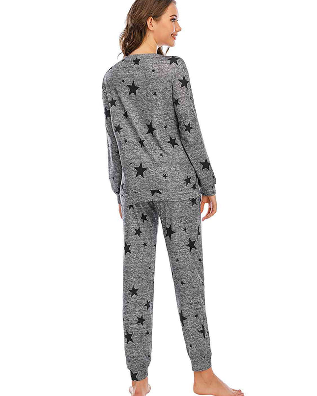 Star Top and Pants Lounge Set