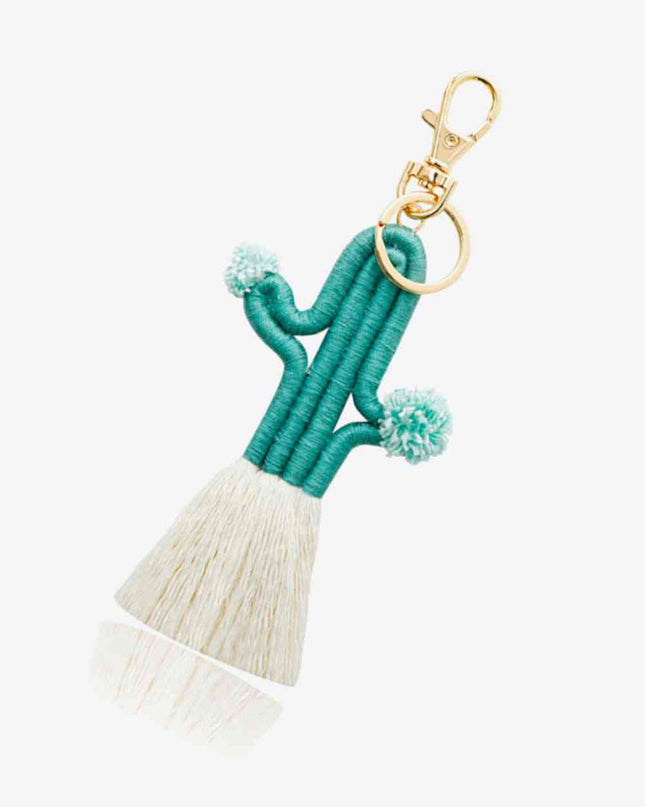 Cactus Keychain with Fringe