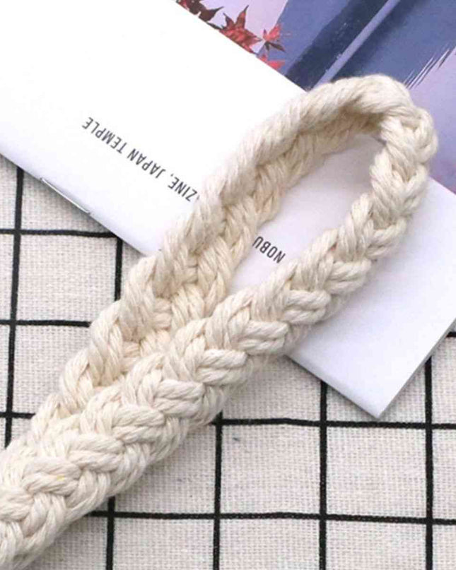 Assorted 4-Piece Macrame Keychain