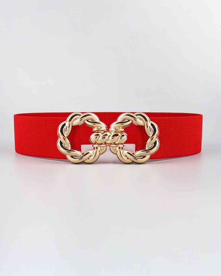 Zinc Alloy Buckle Elastic Belt