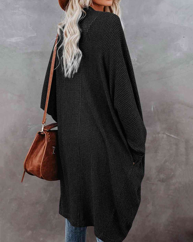 Open Front Long Sleeve Cardigan